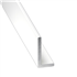 Cornière inégale - Aluminium laqué blanc - 30 x 20 mm - épaisseur 1.5 mm - longueur 1 m