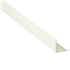 Cornière de rive en L pour plafond suspendu en dalle minérale ou bois - acier laquée blanc - 19 x 24 mm - longueur 3 m