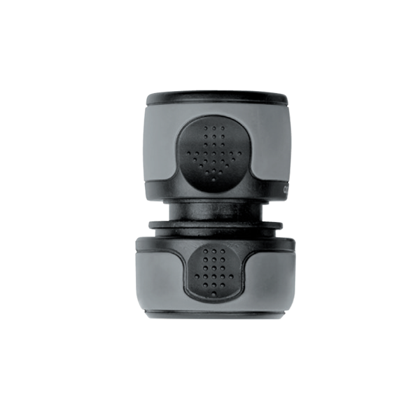 Raccord rapide plastique pour tuyau d'arrosage - Fitt - Diamètre 19 mm - Bi-matière - Noir
