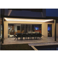Éclairage LED encastré pour pergola bioclimatique Aluclos 3,00 M x 3,60 M