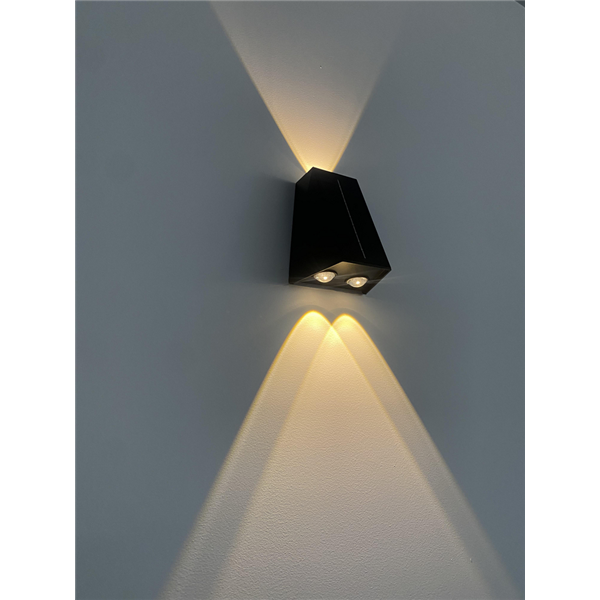 Applique solaire Architecturale : 1 faisceaux Up + 2 faisceaux Down - 3000°K