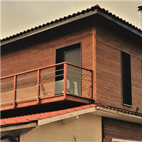 Bardage en Douglas Traité Classe 3 gris LAPLO - 44 MMx135 MM - L.0.60 M