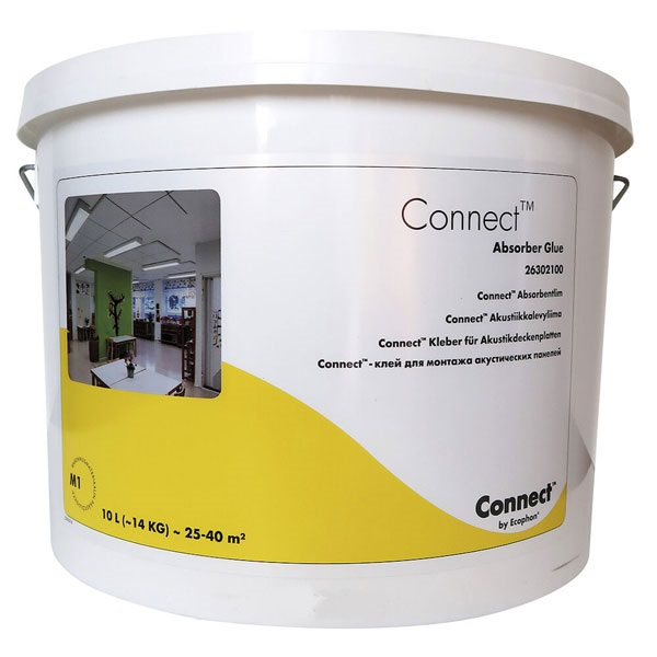 Colle pour panneau acoustique Ecophon Connect Absorber Glue - Seau de 10,0 LTR