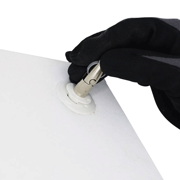 Suspension rapide à sortie latérale pour baffles et ilots acoustiques - Angel™ Helix avec câble de 2 m - sachet de 4 pièces