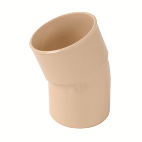 Coude gouttière mâle femelle 20° diamètre 80 mm coloris sable