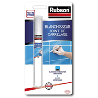 Stylo blanchisseur pour joints de carrelage mural Rubson - imperméable - 7 ml