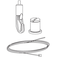 Kit câble ajustable Connect pour plafond flottant - hauteur 800 mm - Boîte de 24