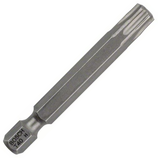 Embout de vissage Bosch extra-dure 6 pans 1/4" Torx T40 longueur 49 mm
