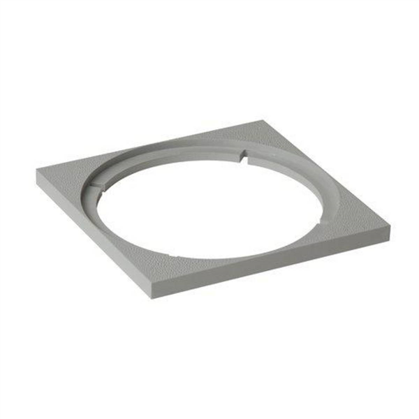 PLATINE 100X100 POUR SIPHONNETTE D.32 ET 40
