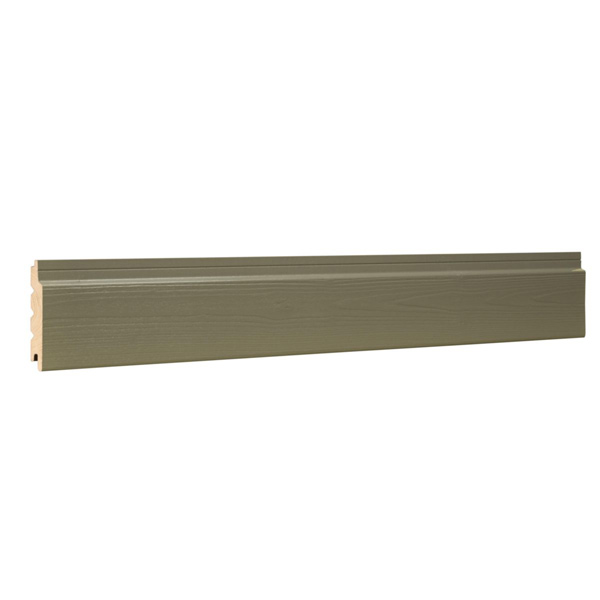 Bardage bois peint en Sapin du Nord de classe 3.1 - Extra Silverwood - Profil Line - 20,00 mm x 125,00 mm - Long. 4,15 m - Coloris Vert jade