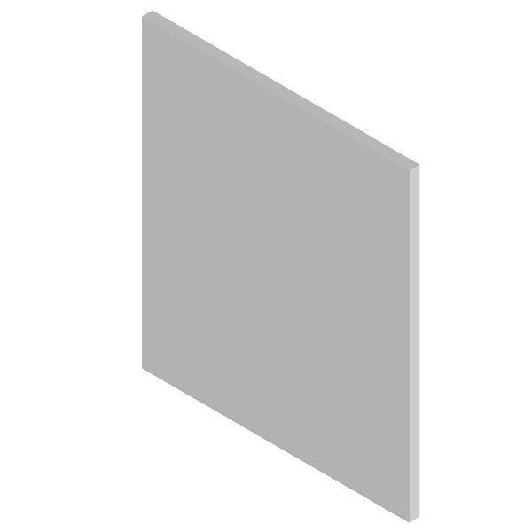 Liseré décoratif pour clôture aluminium 40x2 mm - Long. 1,985 m - Alu anodisé brossé - Lot de 4