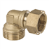 COUDE LAITON DZR_MALE 20X27_ECROU PRISONNIER 20X27_COMPATIBLE GAMME U-CAN