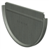 Talon emboîtable prePatina ardoise Eco Zinc Rheinzink pour gouttière demi-ronde de développé de 250 mm