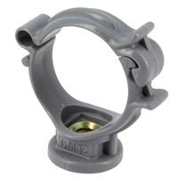 Collier monobloc Nicoll pour système d'évacuation - Diamètre 50 mm - Polypropylène gris - 5 pièces