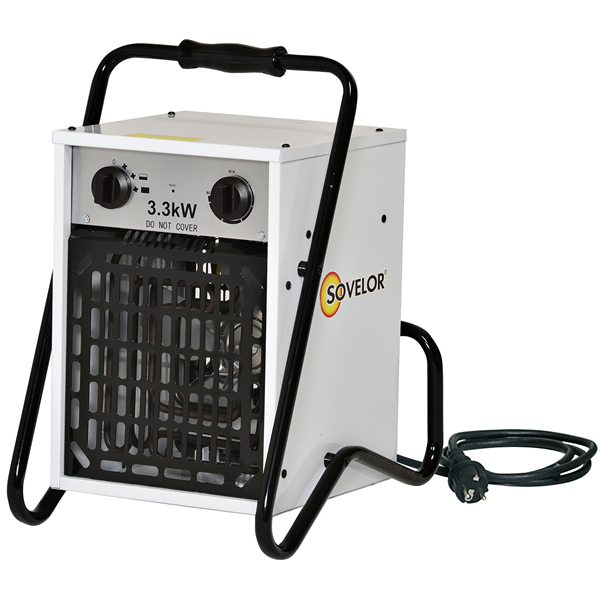 Chauffage mobile électrique à air pulsé Sovelor B33 - 230 V - puissance calorifique 3,3 kW