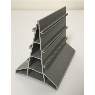 Règle-joint renforcée (règle à béton) Toffolo 80 mm, longueur 5 m couleur grise