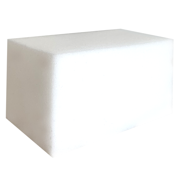 Éponge blanche synthétique Obra spéciale finition des enduits - 10 x 15 cm