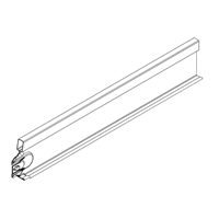 Porteur T24 XL Clip-on Blanc 3,60 m - Ecophon