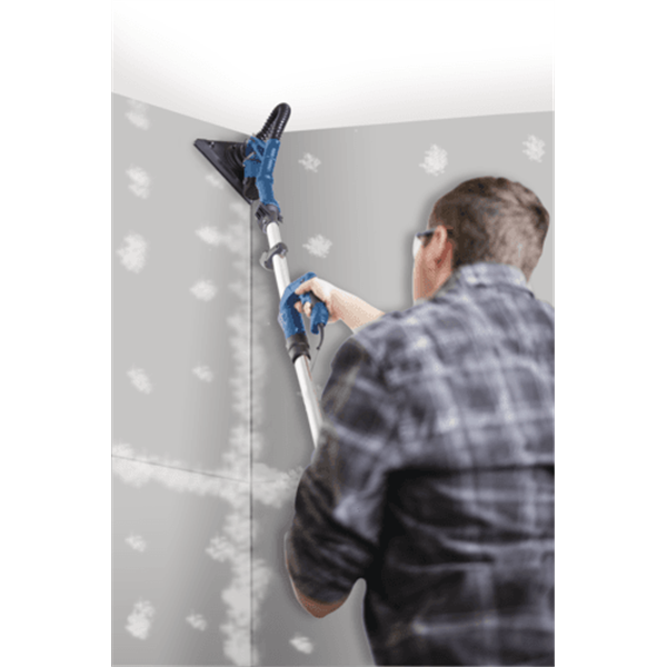 Ponceuse à bras vibrante circulaire pour plâtre 710W - 2 plateaux - DS930 scheppach