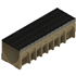 CANIVEAU BETON/POLYESTER 300MM GRILLE FONTE C250 L1M