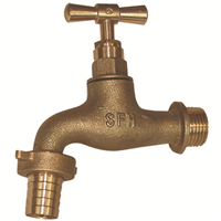 Robinet de puisage à potence brut - Mâle 3/4" - Raccord au nez 1