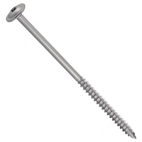Vis bois charpente Acton inox A2 tête plate large Torx 8 x 100 mm - boîte de 50