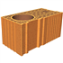 Brique poteau parasismique rectifiée isolante Porotherm R25 - RC 80  - 500,0 MM x 250 MM x 249,0 MM