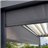 Store enroulable et motorisé Aluclos pour pergola bioclimatique Alusun - longueur 3,60 M - Ombre