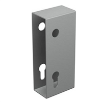 Boîtier à serrure de portail coulissant pour tube de 40 mm