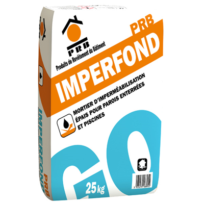 Enduit d'imperméabilisation épais pour piscines et bassins - Imperfond - sac de 25 kg