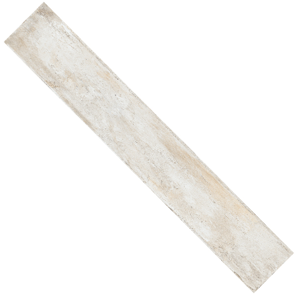 Plinthe COTTOANTICO grès cérame émaillé effet terre cuite - Bianco - 60 CMx7,5 CM