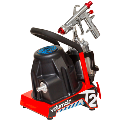 Pulvérisateur basse pression avec pistolet pour laques vernis et primaires - Groupe Eole T2 + HV230 Euromair