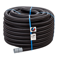 Gaine électrique ICTA IK10 3522 annelée et ignifugée - diamètre 90,0 mm - couronne 50,00 m