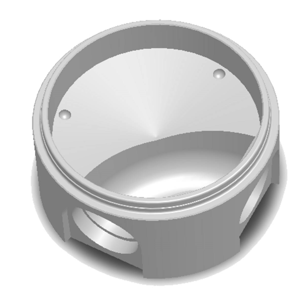 Fond de regard EU PRO Ø1000 - Entrée 90° pour 315 PVC / 300 FTE - NF