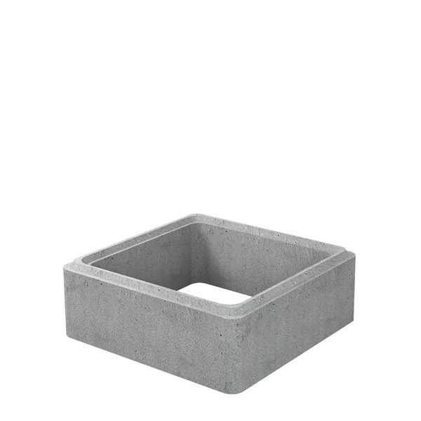 REGARD EAU PLUVIALE HAUSSE, 60X60 CM INTERIEUR, HAUTEUR 20 CM, AVEC EMBOITEMENT