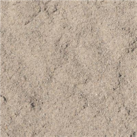 Sable alluvionnaire roulé lavé pour la construction - granulométrie 0/2 mm - godet de 0,25 m³