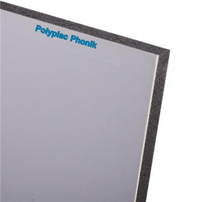 Doublage isolant acoustique - Polyplac Phonik G BA13+40 MM - R = 1,30 m².K/W - 2,50 M x 1,20 M