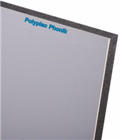Doublage isolant acoustique - Polyplac Phonik G BA13+40 MM - R = 1,30 m².K/W - 2,60 M x 1,20 M