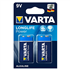 Pile alcaline - Varta 6LR61 Long Life Power - 9V - Longue durée - Lot de 2 piles
