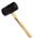 Maillet bois et maillet caoutchouc