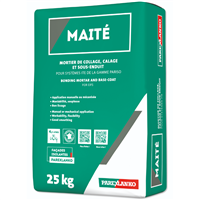 Mortier hydraulique MAITÉ Parex - collage, calage et sous-enduit des systèmes d’ITE - Sac de 25 KG