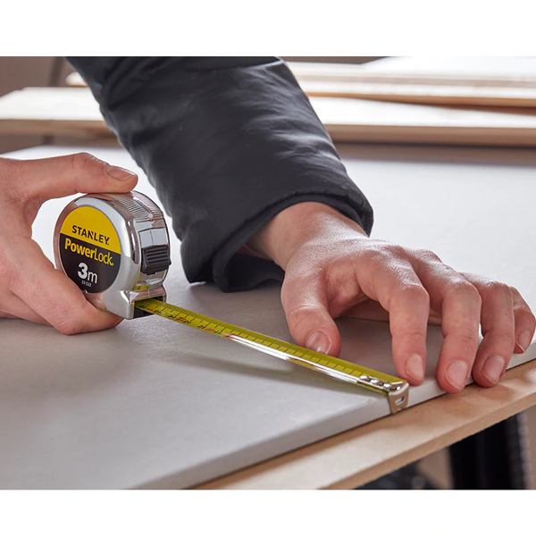 Mesure mètre à ruban Stanley Blade Armor Powerlock 5 m x 19 mm