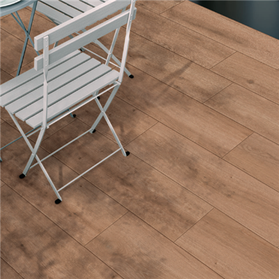 Carrelage extérieur effet bois en grès cérame - Breath Grip - 90,0 cm x 22,5 cm - ép. 8,00 mm - Gognac