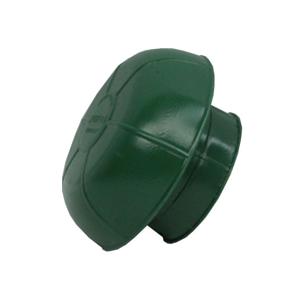 Chapeau ventilation simple - avec moustiq. D100 vert