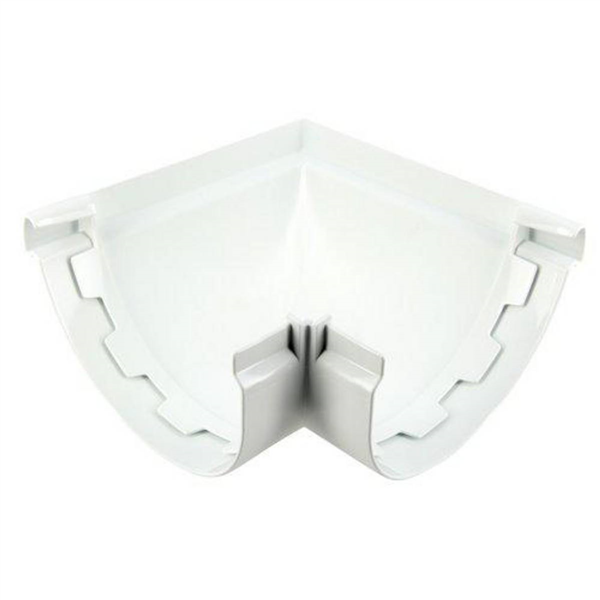 Angle extérieur à 90° Nicoll AEC29 pour gouttière demi-ronde Vodalis LG29 - Techtan Blanc
