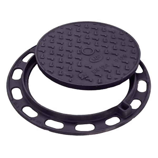 Tampon pour regard de branchement circulaire béton sur trottoirs - ∅ 800,0 mm