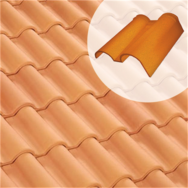 Tuile de rive à rabat côté droit - Romane Réno 7RR - Flammé Languedoc