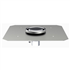 SIPHON ROND 100 SORTIE VERT 40 MM PLATINE 1040CFD