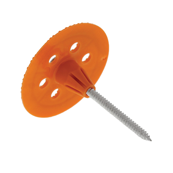 Cheville Isowood Spit pour fixation isolant extérieur de 80 mm - Diamètre 60 mm - Boîte de 200