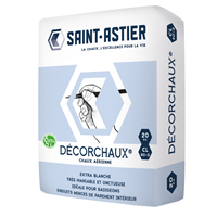 Chaux aérienne éteinte pour parements et badigeons - Décorchaux - sac de 20 KG